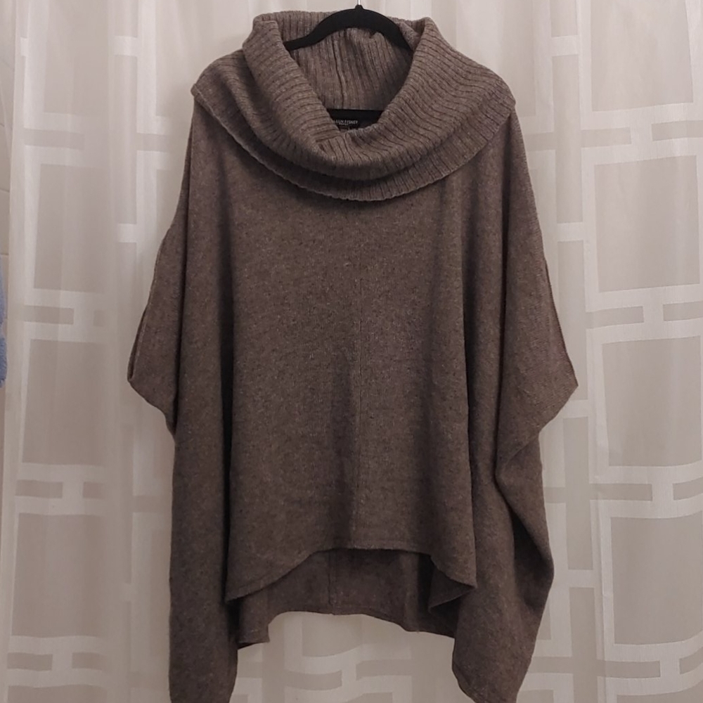 BNWT Eileen Fisher Yak Wool Turtleneck Poncho